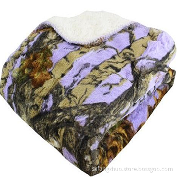 wholesale soft luxury polar brush Large Flannel Fleece blanket sherpa